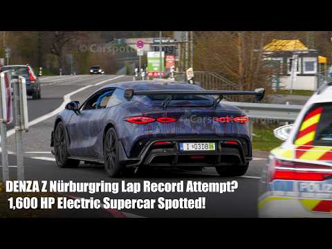 BYD DENZA Z Nürburgring Lap Record Attempt? 1,600 HP Electric Supercar Spotted!