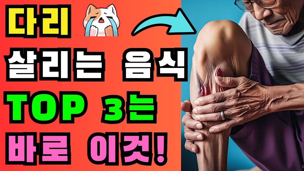 시니어들 몰랐던 충격 진실! 다리 살리는 음식 TOP 3는 바로 이것! 