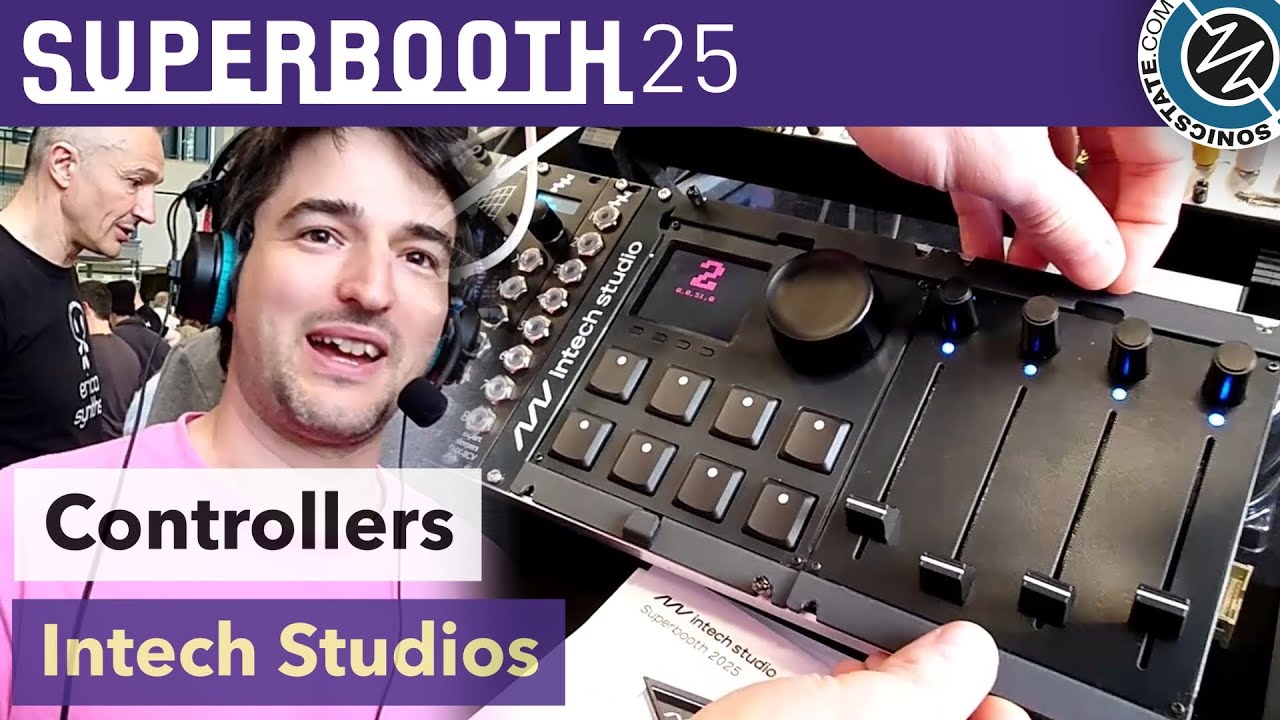Intech Studios: MIDI Controllers - Superbooth 2025 - YouTube