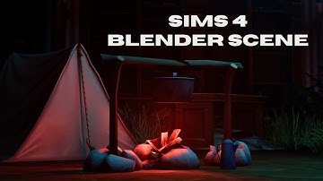 How to import room into blender for Sims 4 blender scene