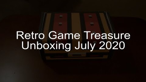 Retro Game Treasure July 2020 Unboxing-AngryMonkeyGames