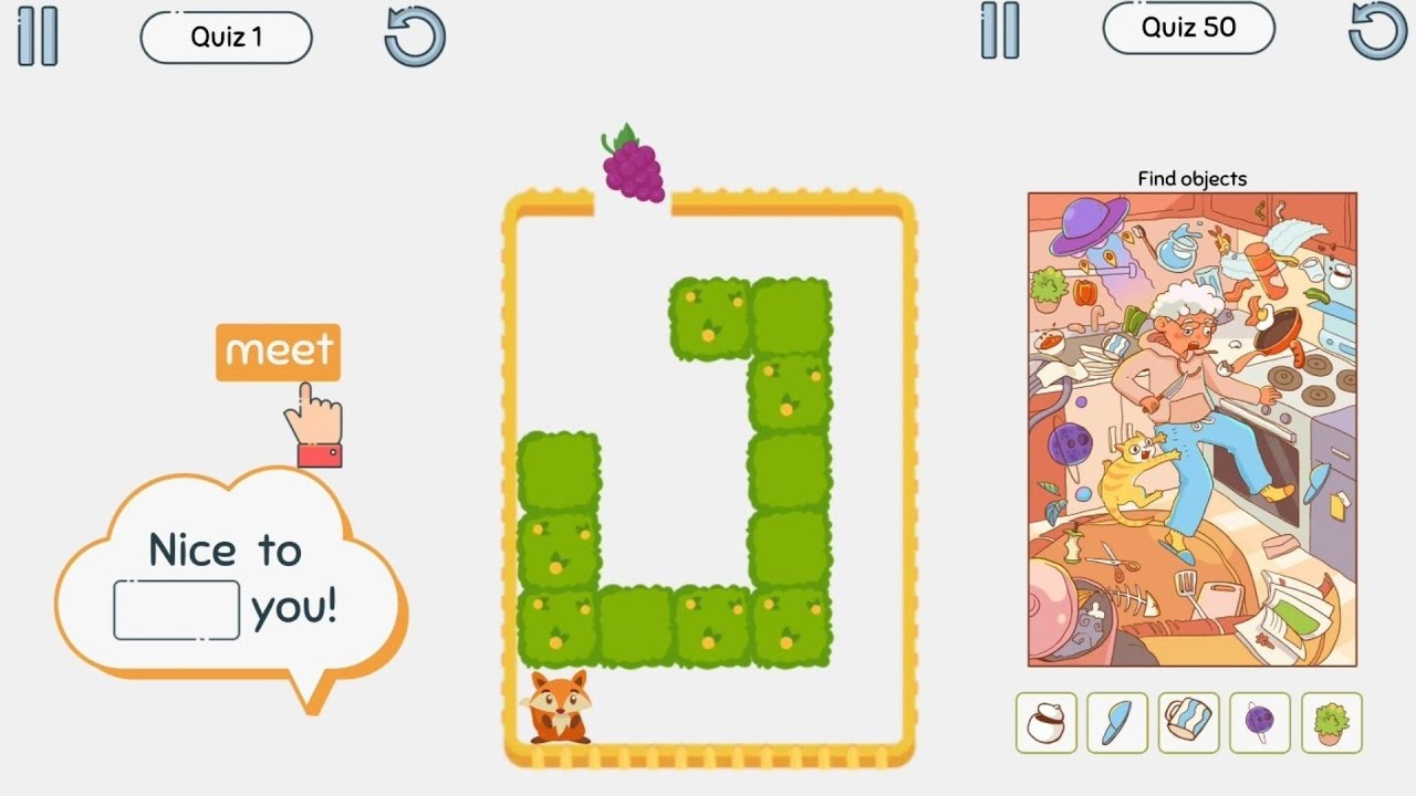 QUIZ 1-50 |BRAIN UP GAMEPLAY#1