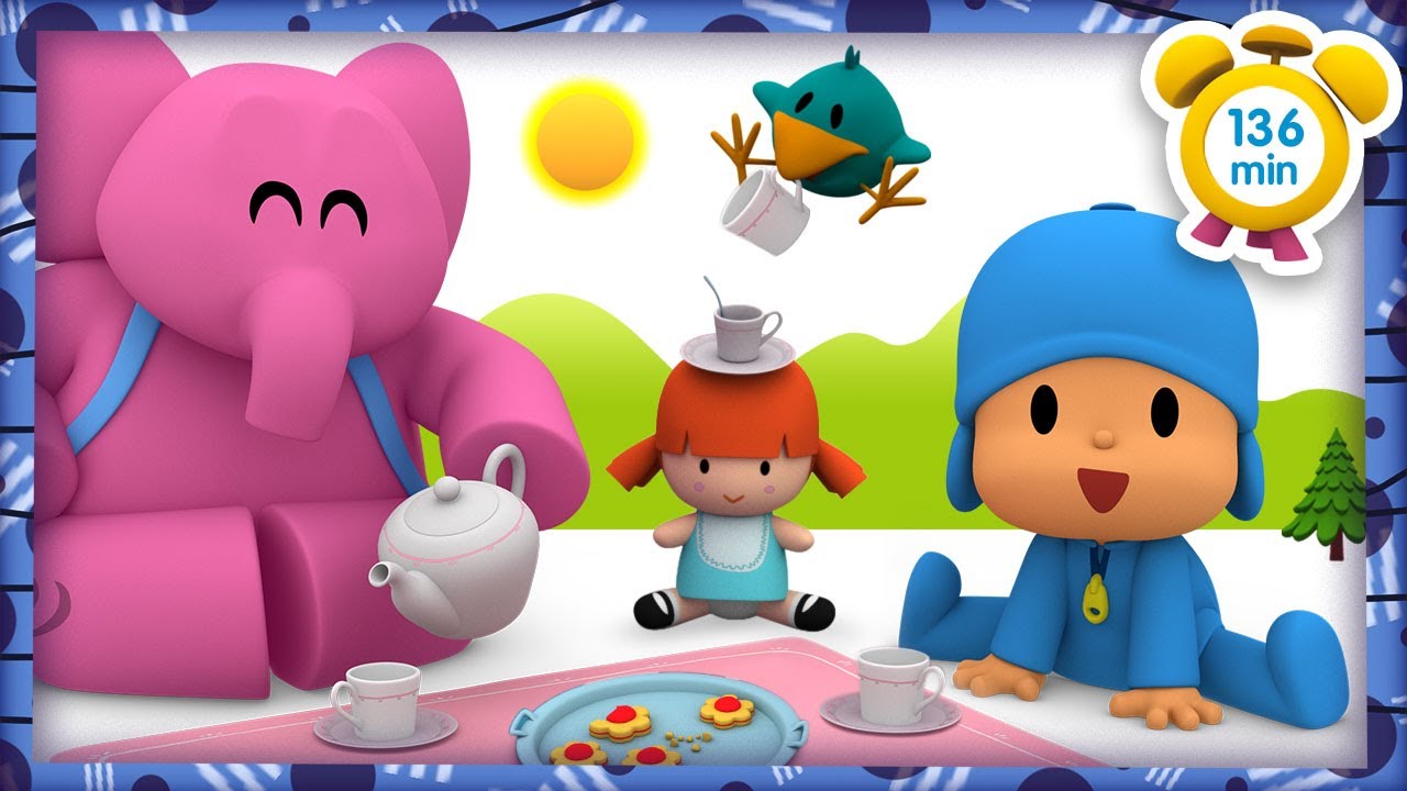 🍳 LET'S GO POCOYO! - Cozinhando com Elly  DESENHOS ANIMADOS de POCOYO em  PORTUGUÊS do BRASIL 