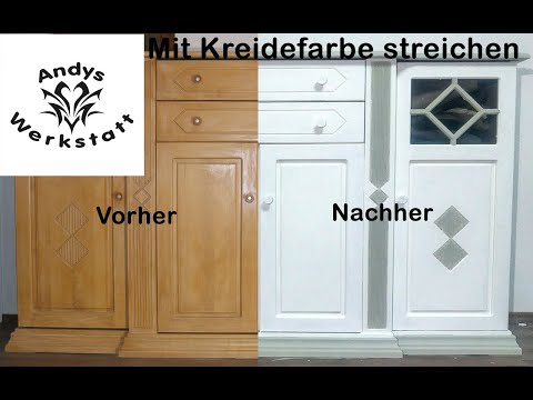 Video: Kann man Schränke ohne Schleifen dunkler färben?