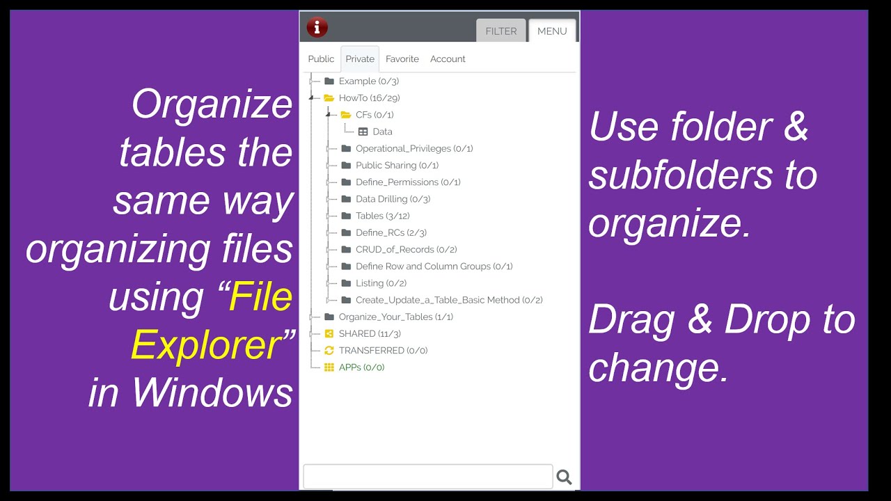Organize Your Tables YouTube