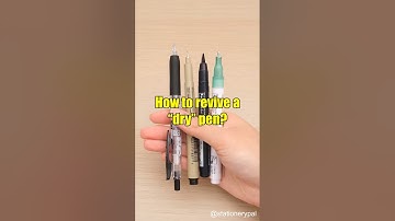 How to revive a "dry" pen? 🖊️🖊️🖊️ #shorts