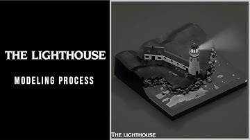 The Lighthouse made in Blender 2.9 - Modeling Process