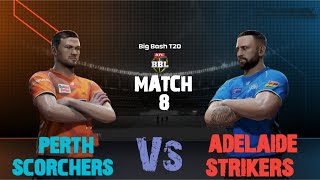 Cricket 26 | Adelaide Strikers vs Perth Scorchers 8th BBL  Live🔥 | Cricket 26 Gameplay