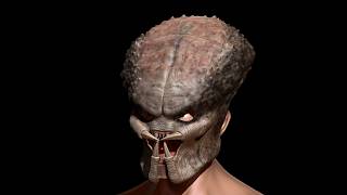 Predator Mask Face Jungle Hunter 1987 scale 1:1 File STL β OBJ for 3D Printer