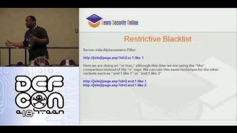 DEFCON 18: You Spent All That Money and You Still Got Owned 2/3