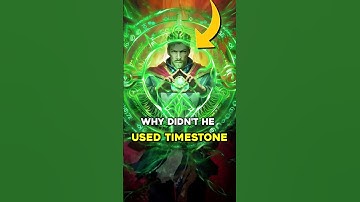 Why didn’t Doctor Strange use the Time Stone against Thanos. #shorts