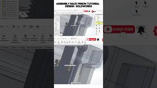 ASSEMBLY RACK PINION TUTORIAL | SOLIDWORKS