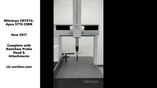 Catlow Auction: 2017 Mitutoyo CRYSTA-Apex S776 CMM