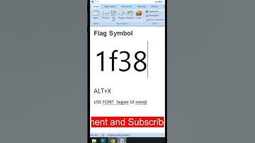 Flag Symbol in ms word #computerthecourse  #reels  #trending #viral #shortcutkeys #learning