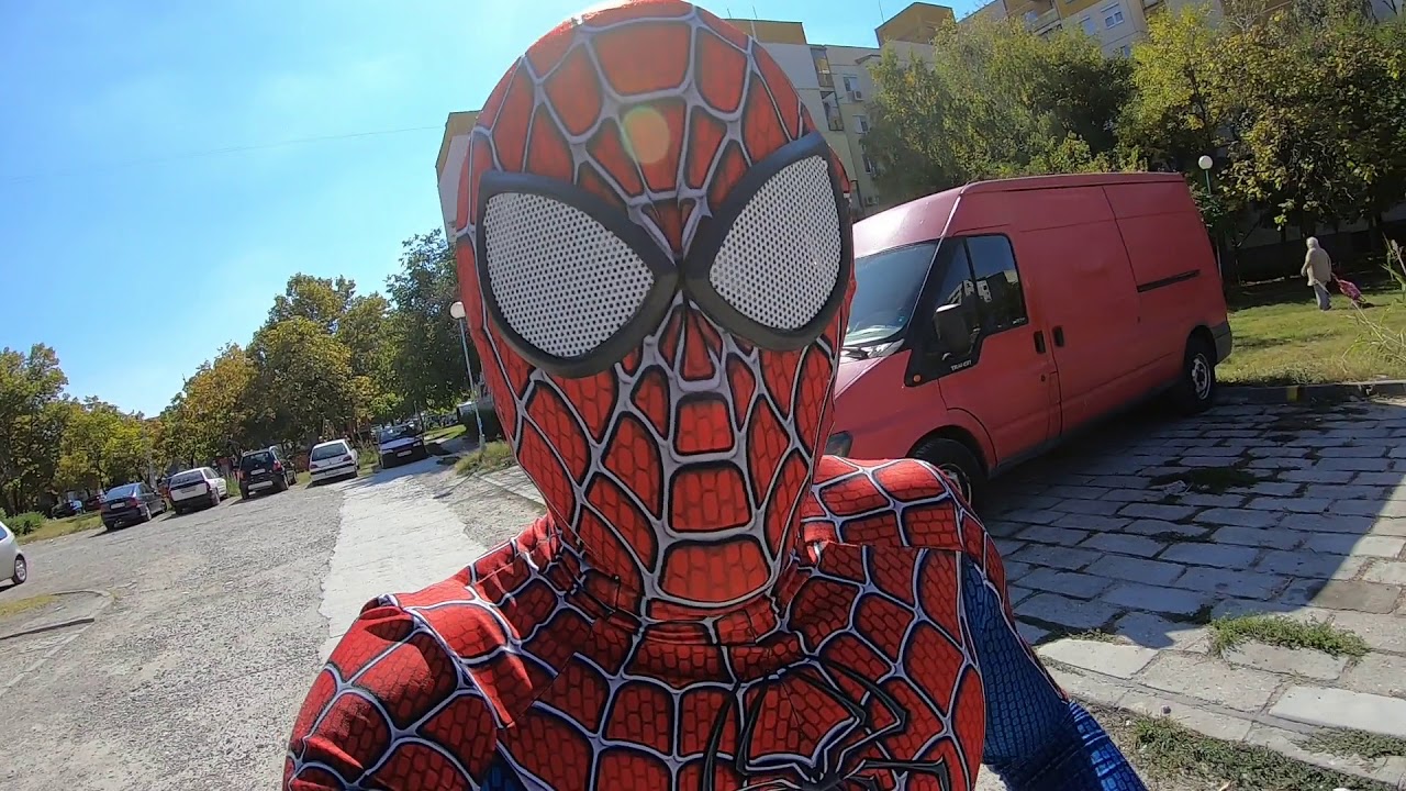 Спайдърмен е в Пловдив - Има съобщение за теб! - YouTube