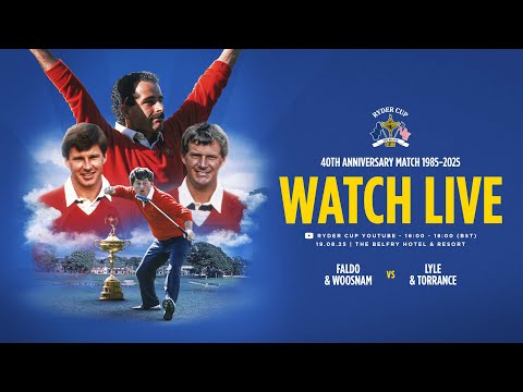 LIVE Faldo Woosnam Vs Torrance Lyle Anniversary Match Ryder Cup