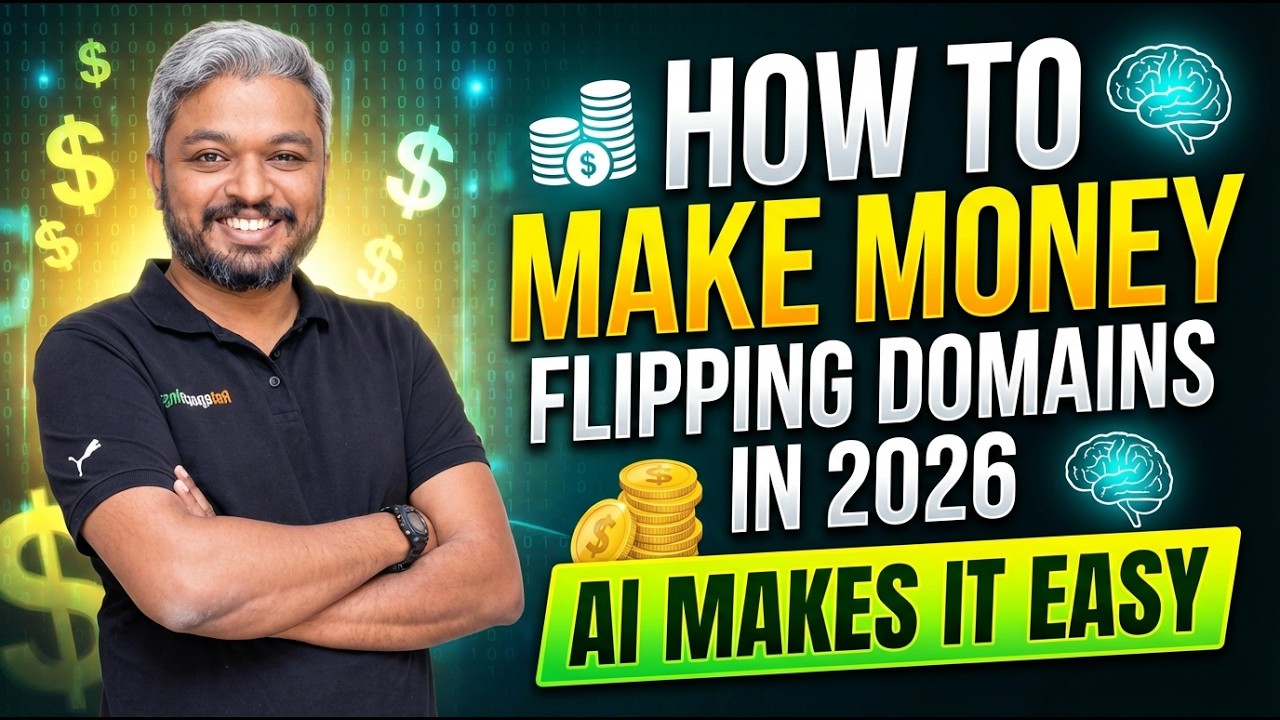 How to Make Money Flipping Domains in 2026 (AI Makes It EASY) - YouTube