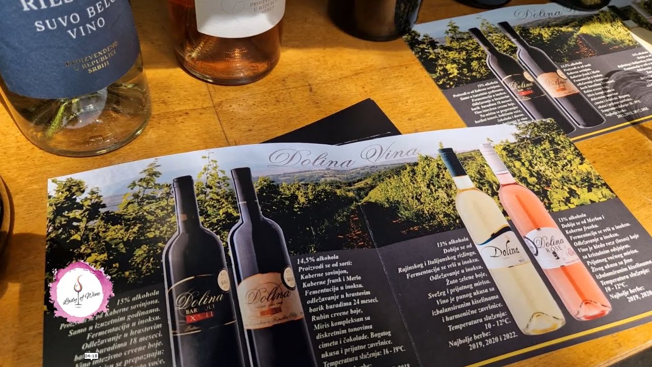 Lady of Wine Podrum Bačina na Wine Gardenu YouTube