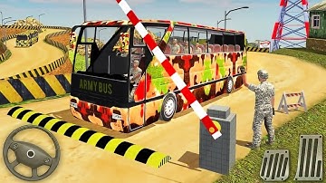 US Army Bus Driver 2019: Soldier Transport Games - Best Android GamePlay