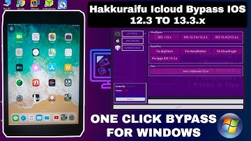 Hakkuraifu icloud bypass ios 13.3.1| Icloud bypass ios 12.3 to 13.2.3|Bypass 12.4.5|App Store Fixed