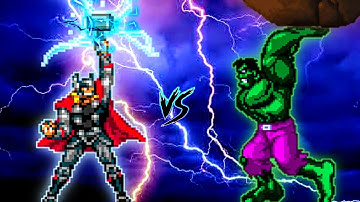 Thor OP (New) VS Hulk V2 in Jump Force Mugen😱