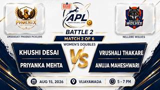 Battle 2 | Match 2 of 6 | Khushi Desai & Priyanka Mehta vs Vrushali Thakare & Anuja | Aug 15 | 2026