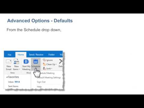 Scheduling From Outlook