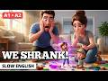 Learn English with Stories: The Family Who Shrank | A1 A2 Level | Vocabulary &amp; Listening Practice