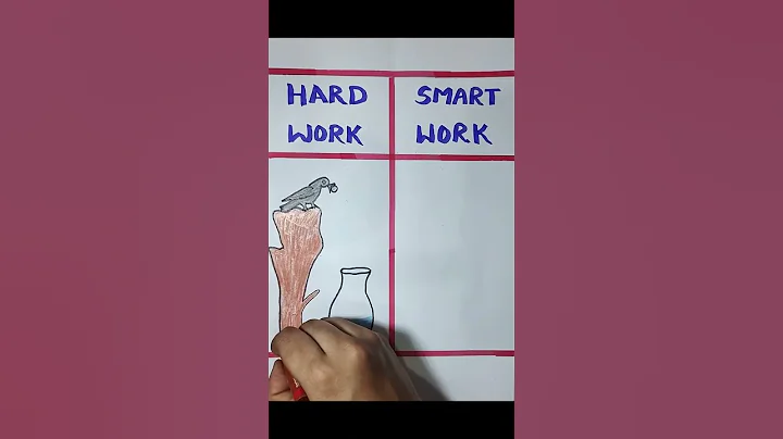 SMART WORK VS HARD WORK | DON'T WORK HARD | CROW STORY |#easydrawing #drawing #shorts - DayDayNews