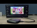 Carplay Mini Android Box Wireless Carplay Ai Box Car Multimedia Player UX999 4+64G Audio Navigation