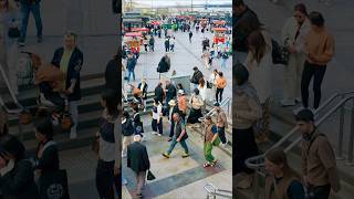 Busy day of tourists at Eminonu Pier istanbul #viral #shorts #istanbul #turkey #love #shortvideo 🇹🇷