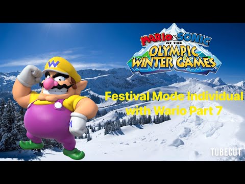 Mario & Sonic at the Olympic Winter Games Festival Mode Individual (Wario) Part 7
