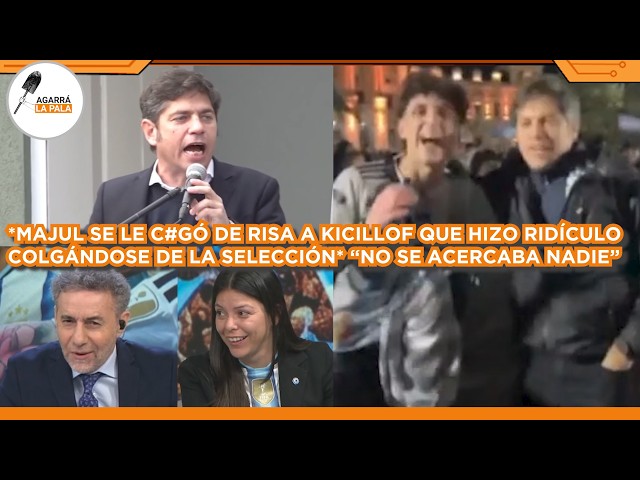KICILLOF SE COLGÓ DE LA SELECCIÓN ARGENTINA, HIZO EL RIDÍCULO EN FESTEJOS Y SE LE C*GARON DE RISA