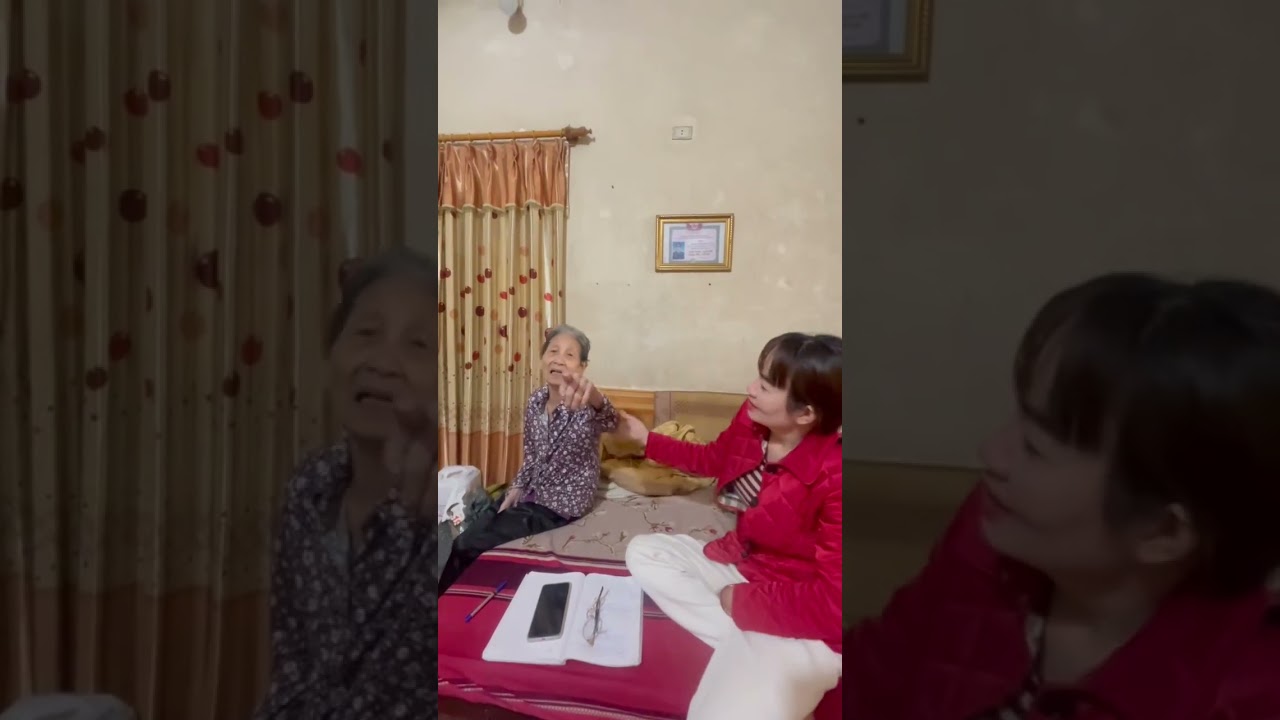 Cụ lẫn đi  hóng  về 