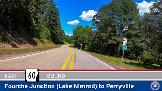 [Repost] Arkansas Highway 60: Fourche Junction to Perryville | Drive Americas Highways 🚙