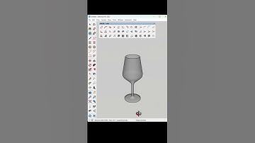 Sketchup Tutorial - How to make a wine Glass!