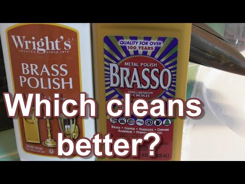 Brasso VS Wright's BRASS copper pewter bronze POLISH REVIEW WATCH to the END DOES IT WORK