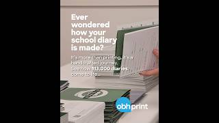 School Diary Print Journey at OBH Print