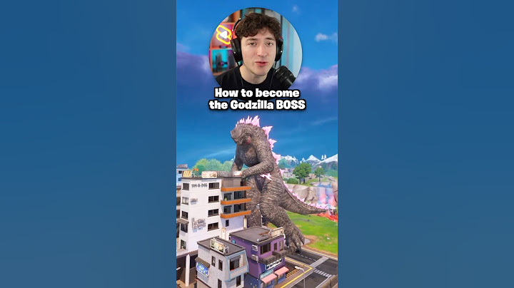 How to Become Godzilla BOSS in Fortnite!
