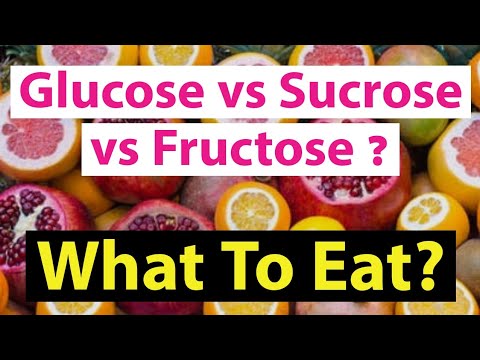 Glucose, Fructose, Dextrose & Sucrose (Table Sugar) - Difference of Simple Carbs in Hindi