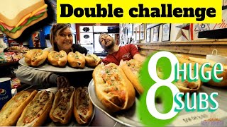 AMERICAS PIE x 2!!! 4 CHALLENGES | IMPOSSIBLE SUBS | MOLLY SCHUYLER ~ MOM VS FOOD