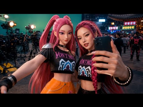 What If KPop Demon Hunters Was Real? RUMI, ZOEY, MIRA, JINU & DERPY Meet Their Live-Action Selves 😱🔥