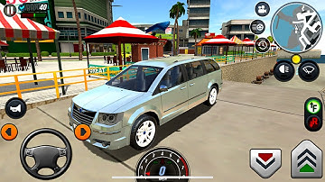 Car Driving School Simulator Ep15 - Driving Medium MPV In Miami | Mobile Gameplay Android Ios
