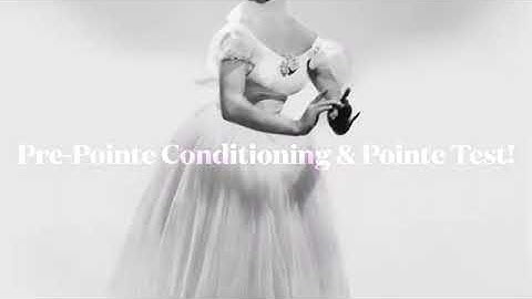 Pre-Pointe Exercises & Pointe Readiness Test