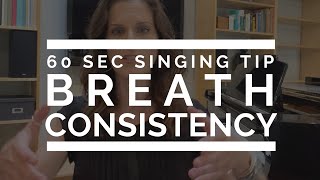 60 Second Singing Tip: Breath Consistency | Arden Kaywin Vocal Studio