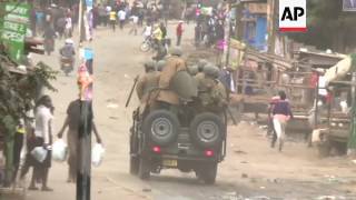 Kenya police fire bullets at protesters