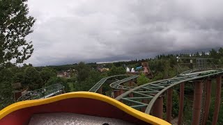 Thors Hammer: Scenic Family Coaster On Ride POV 2023 Djurs Sommerland