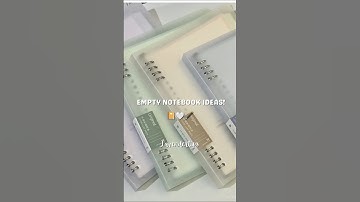Empty notebook ideas!📒 #shorts #aesthetic #shortsviral #shortsfeed #viral #craft #viralvideo