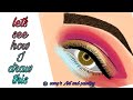 Easy way to draw this beautiful eye makeup..।। #digitalpainting #infinitepainter #mobiledrawing ।।
