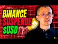 BINANCE SUSPENDE TRANSFERENCIA BANCARIAS EN DOLARES!!!!!!!!